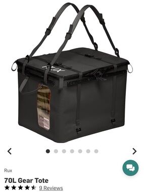 Rux 70L Gear Box (tri fold lid)